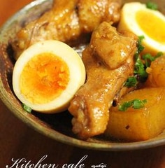 鶏手羽元の照り煮 圧力鍋で簡単に レシピ 作り方 By Rrrrringo 楽天レシピ